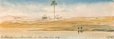 Es Shoorafa, bij Mensheeh door Edward Lear